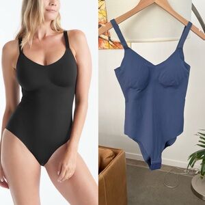 Knix Shapewear Bodysuit in Blue